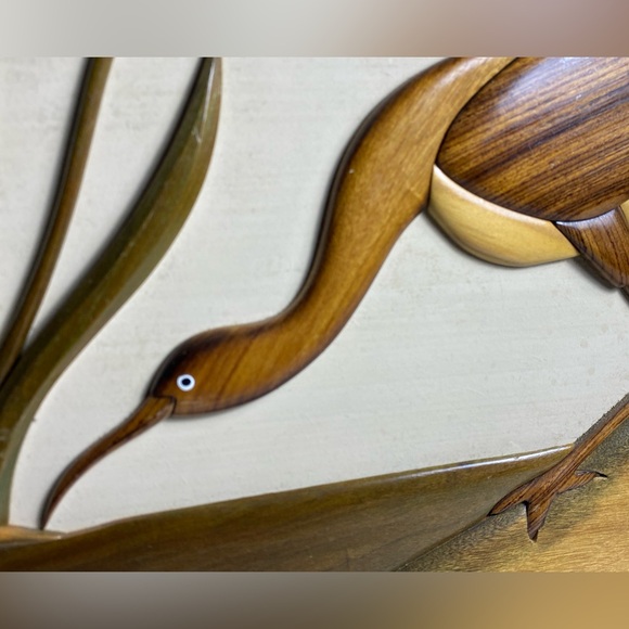 Handmade Intarsia wood art piece - Picture 4 of 8